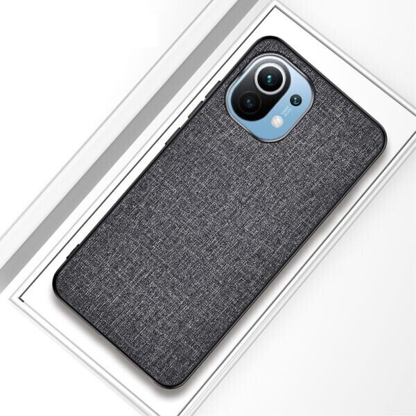 

Защитный чехол UniCase Cloth Texture для Xiaomi Mi 11 - Grey