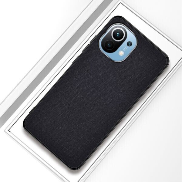 

Защитный чехол UniCase Cloth Texture для Xiaomi Mi 11 - Black