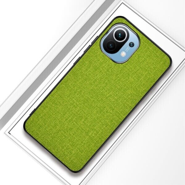 

Защитный чехол UniCase Cloth Texture для Xiaomi Mi 11 - Green