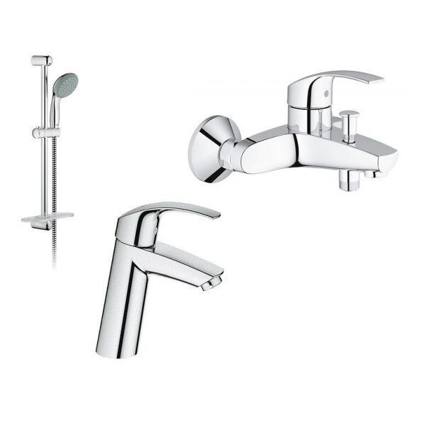 

Набор смесителей в ванную GROHE EUROSMART 123246 M хром латунь 72234