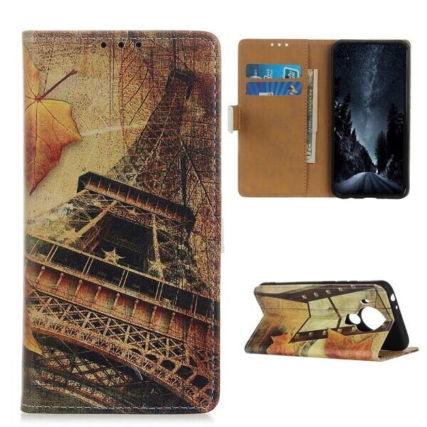 

Чехол Deexe Life Style Wallet для Nokia 5.4 - Eiffel Tower