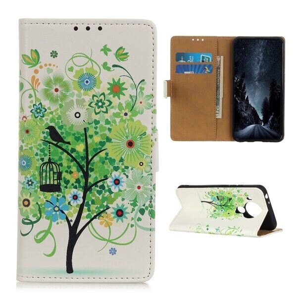 

Чехол Deexe Life Style Wallet для Nokia 5.4 - Green Tree
