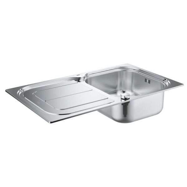 

Мойка на кухню из нержавейки прямоугольная GROHE 31563SD0 860мм x 500мм матовая 1мм с сифоном 34229