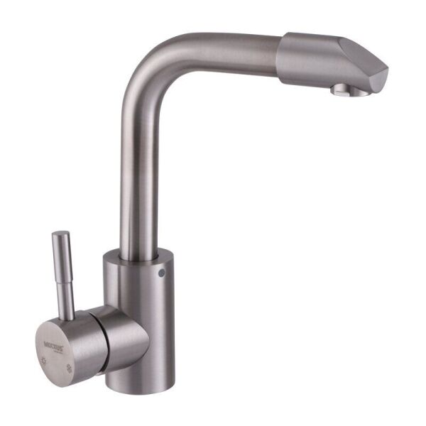 

Смеситель на кухню однорычажный MIXXUS SOX SS2842 сатин нержавеющая сталь 63261