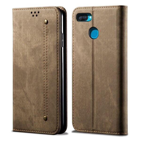 

Чехол-книжка UniCase Jeans Wallet для OPPO A12 - Khaki