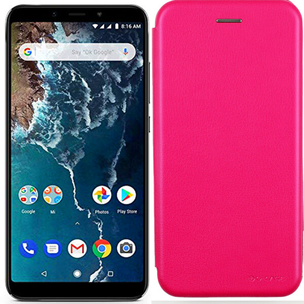 

Чехол книжка U-Like Best для Xiaomi Mi6x/Mi A2 Pink (25834)