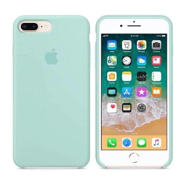 

Чехол Silicone Case Apple iPhone 7 Plus, iPhone 8 Plus Оригинал Marine Зеленый