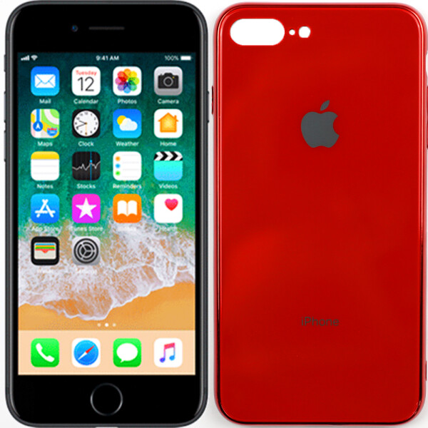 

Чехол U-Like Glossy Logo case для iPhone 7/8 Plus Красный (27501)