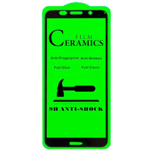 

Защитное стекло Ceramics Anti-shock Huawei Y7 (2019), Y7 Pro, Y7 Prime Черный