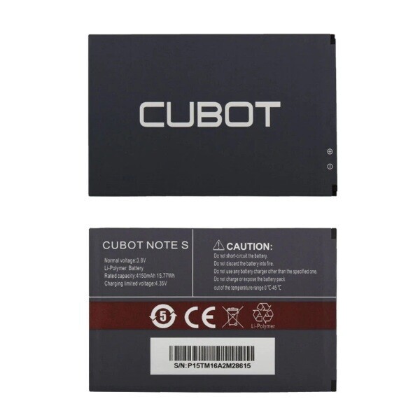 

Аккумулятор для CUBOT NOTE S