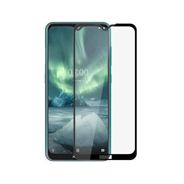 

Защитное стекло 2.5D Nokia 2.3 Glue (0.3mm, 2.5D с олеофобным покрытием) Черный