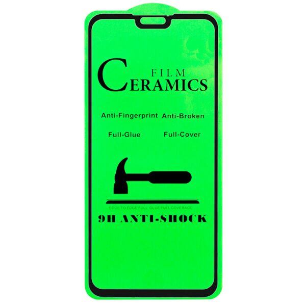 

Защитное стекло Ceramics Anti-shock Huawei Y9 (2019), Hohor 8X Черный тех.пакет