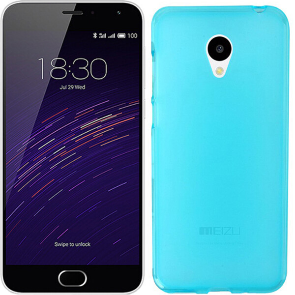 

Чехол Ultra Thin Silicone Remax 0.2 mm для Meizu M2 Blue (6719)