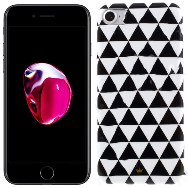 

Чехол накладка i-Smile Triangle pattern series case TPU для iPhone 7 White (10471)