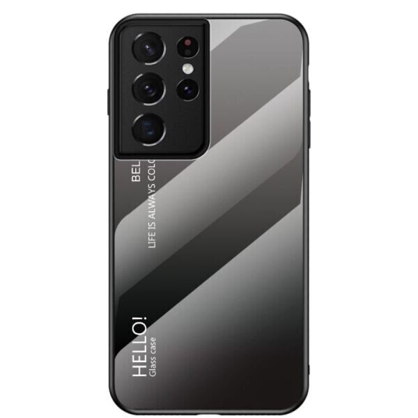 

Защитный чехол Deexe Gradient Color для Samsung Galaxy S21 Ultra - Black / Grey