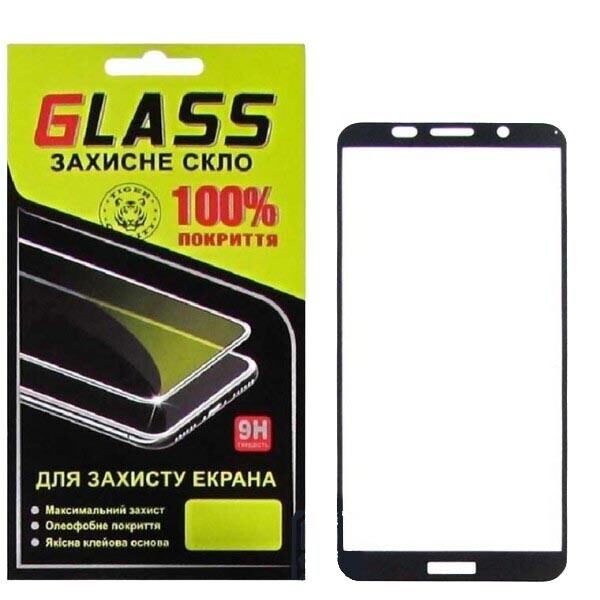 

Защитное стекло 3D Huawei Y5 (2018), Y5 Prime (2018), Y5 Lite (2018) Черный Glass