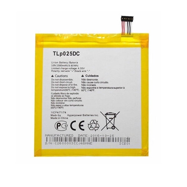

Аккумулятор для Alcatel One Touch 8050D Pixi 4 / TLp025DC