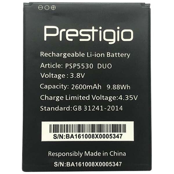 

Аккумулятор для Prestigio PSP5530 Grace Z5 DUO