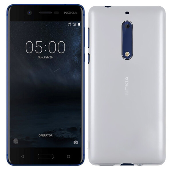 

Чехол силиконовый оригинальный для Nokia 5 White (17361)