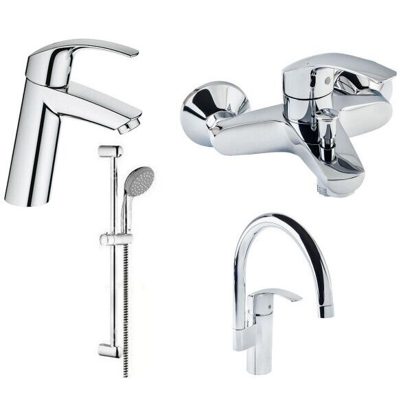 

Набор смесителей в ванную GROHE EUROSMART 123248 МK хром латунь 71363