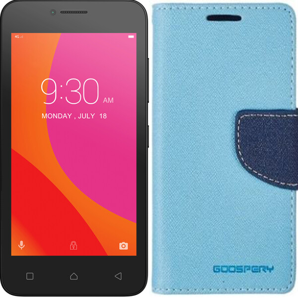 

Чехол книжка Goospery для Lenovo A Plus (A1010a20) Blue (14306)