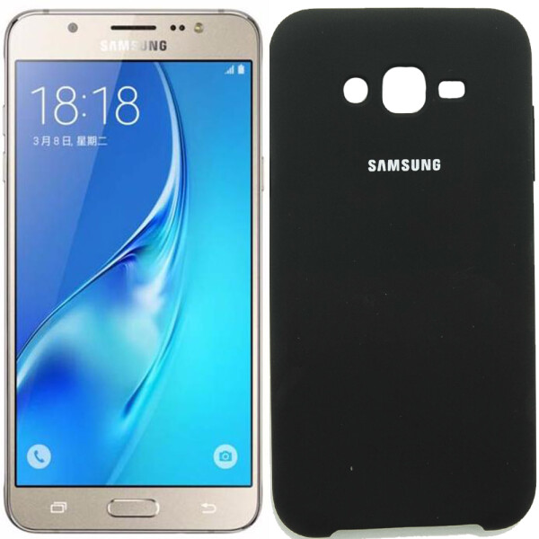

Чехол силиконовый оригинальный для Samsung J500 (J5) Чёрный (19682)