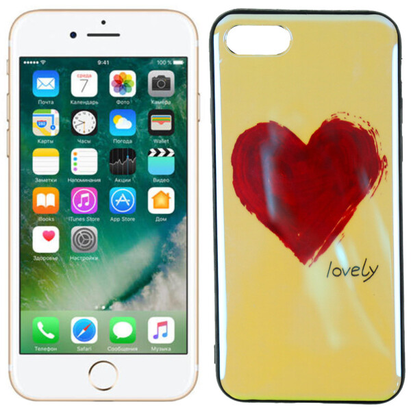 

Чехол U-Like Picture series для iPhone 7/8 Heart Blue (21566)