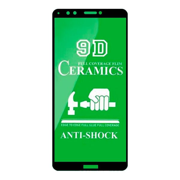 

Защитное стекло Ceramics 9D Full Glue Huawei Y7 (2018), Y7 Prime (2018) Черный тех.пакет