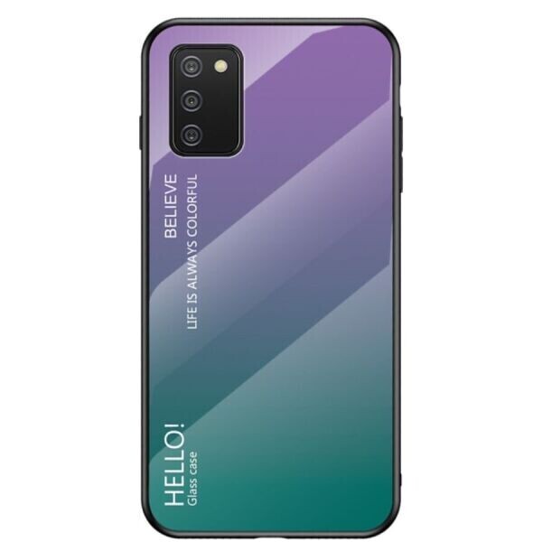 

Защитный чехол Deexe Gradient Color для Samsung Galaxy A02s (A025) - Purple / Green