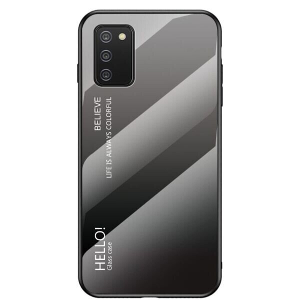 

Защитный чехол Deexe Gradient Color для Samsung Galaxy A02s (A025) - Black / Grey