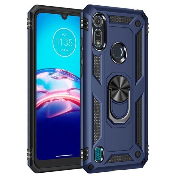 

Защитный чехол Deexe Armor Case для Motorola Moto E6S - Blue