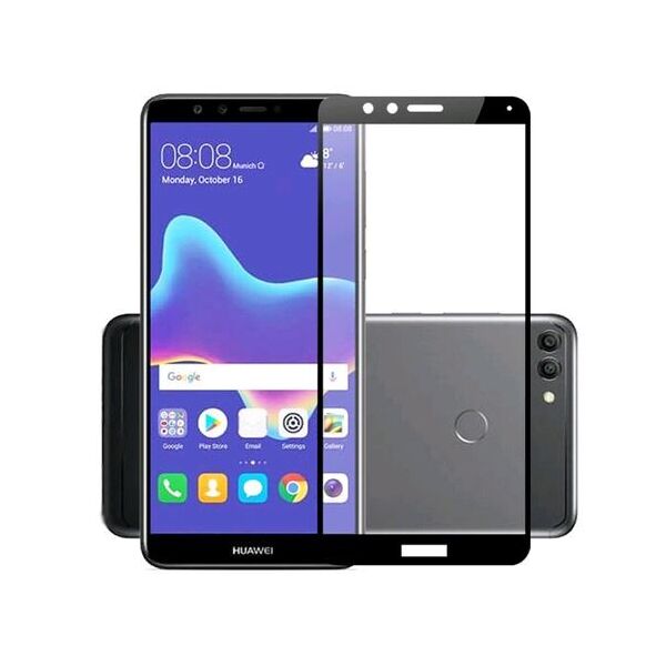 

Защитное стекло 2.5D Huawei Y9 (2018) Full Glue (0.3mm, 2.5D, с олеофобным покрытием) Черный