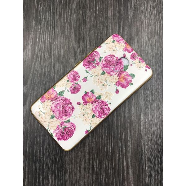 

Силиконовый чехол Flowers and Diamond для Meizu M5C Rose (Без бренда)