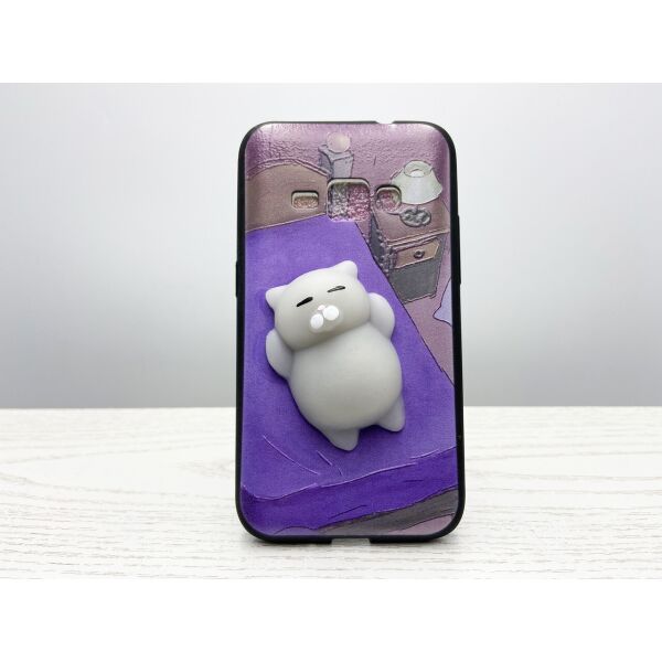 

Cиликоновый чехол Touch me для Samsung J120 Gray Cat (KC)