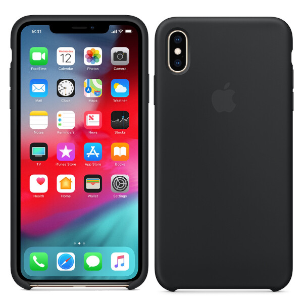 

Чехол силиконовый оригинальный для iPhone Xs Max Black (25726)
