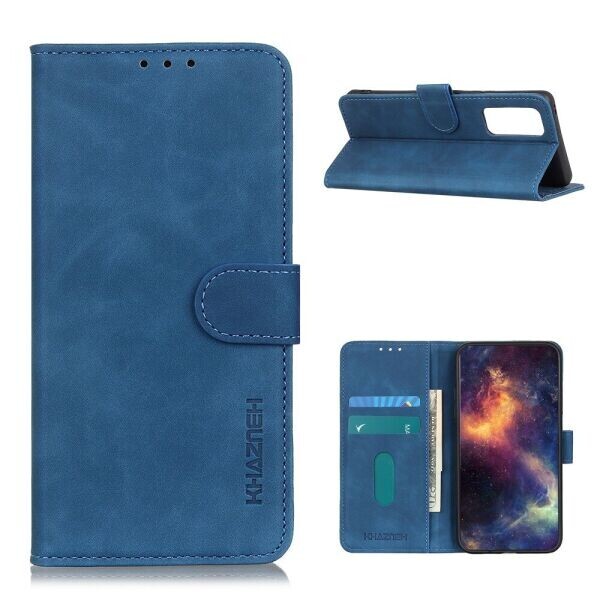 

Чехол-книжка KHAZNEH Retro Wallet для VIVO V20 SE - Blue