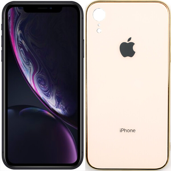 

Чехол U-Like Glossy Logo case для iPhone Xr Золотой (27516)