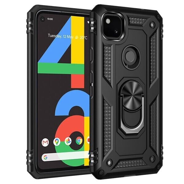 

Защитный чехол Deexe Armor Case для Google Pixel 4A - Black