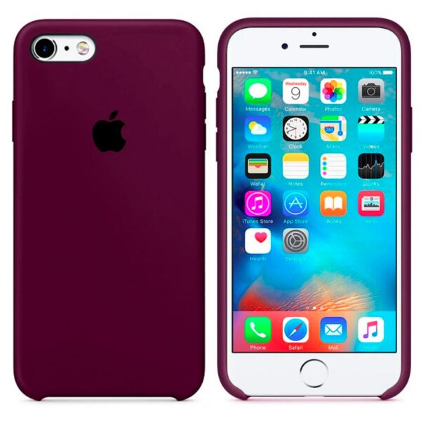 

Silicone case для iPhone 5/5S/SE Marsala (KC)