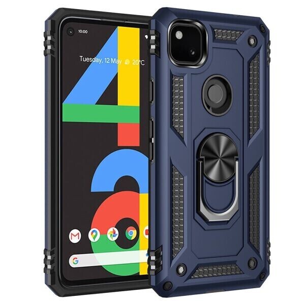 

Защитный чехол Deexe Armor Case для Google Pixel 4A - Blue