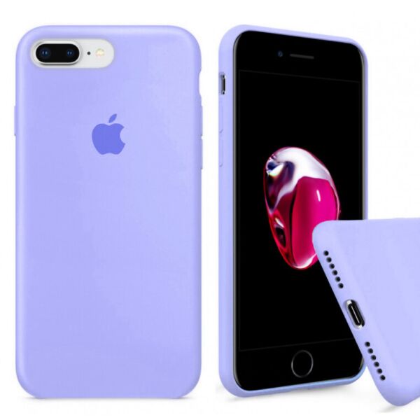 

Чехол Silicone Case Full для iPhone 7/8Plus (5) lilac cream (KC)