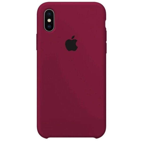 

Silicone Case Full for iPhone X/XS (52) marsala