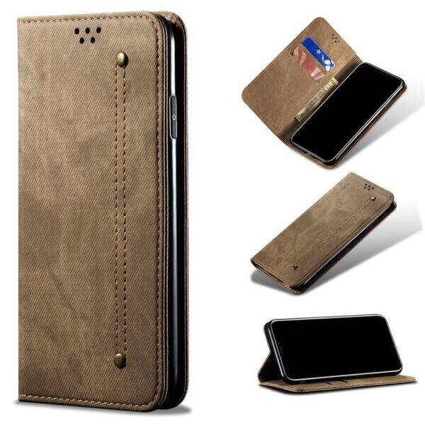 

Чехол-книжка UniCase Jeans Wallet для Xiaomi Mi 11 - Khaki