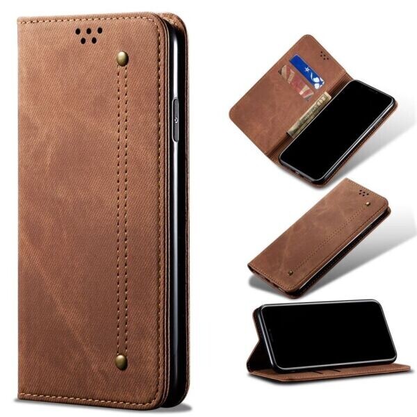 

Чехол-книжка UniCase Jeans Wallet для Xiaomi Mi 11 - Brown