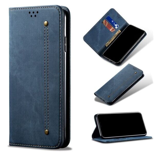 

Чехол-книжка UniCase Jeans Wallet для Xiaomi Mi 11 - Blue