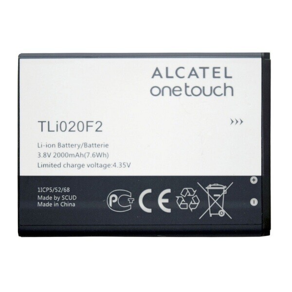 

Аккумулятор для Alcatel 7040N / 7040T / 7040 Fierce 2 / A564C Pop Icon / TLi020F2