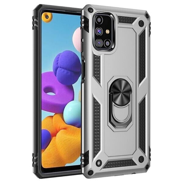 

Защитный чехол Deexe Armor Case для Samsung Galaxy M31s (M317) - Silver