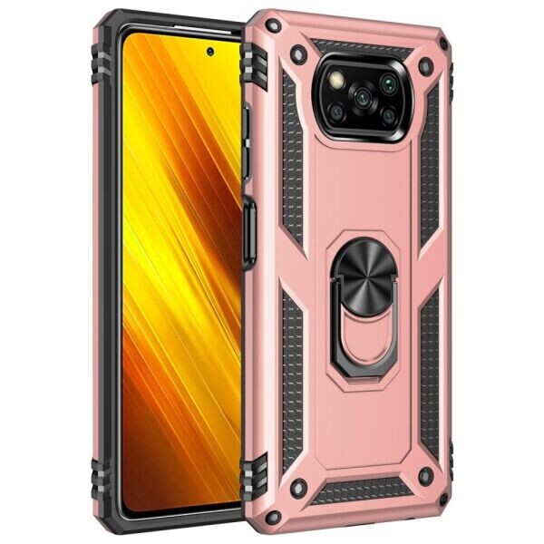 

Защитный чехол Deexe Armor Case для Xiaomi Poco X3 - Rose Gold