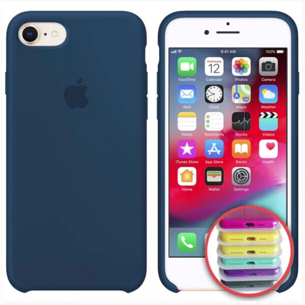 

Silicone Case Full for iPhone 7/8/SE 2020 (20) blue cobalt (No name)