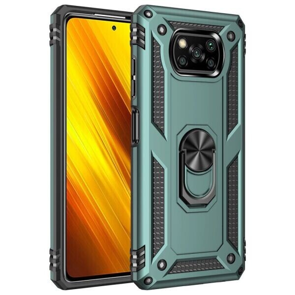 

Защитный чехол Deexe Armor Case для Xiaomi Poco X3 - Green